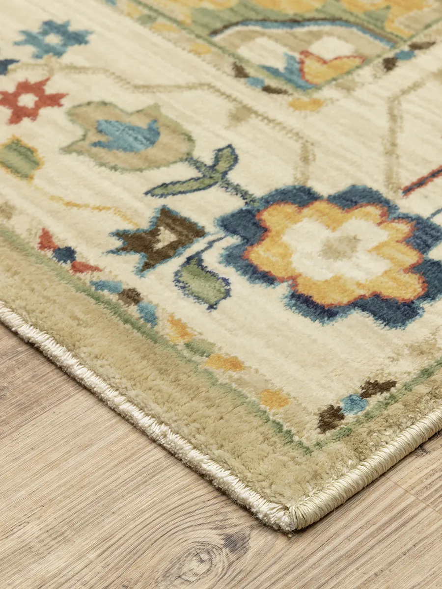 Francesca 2'3" x 7'6" Beige Rug