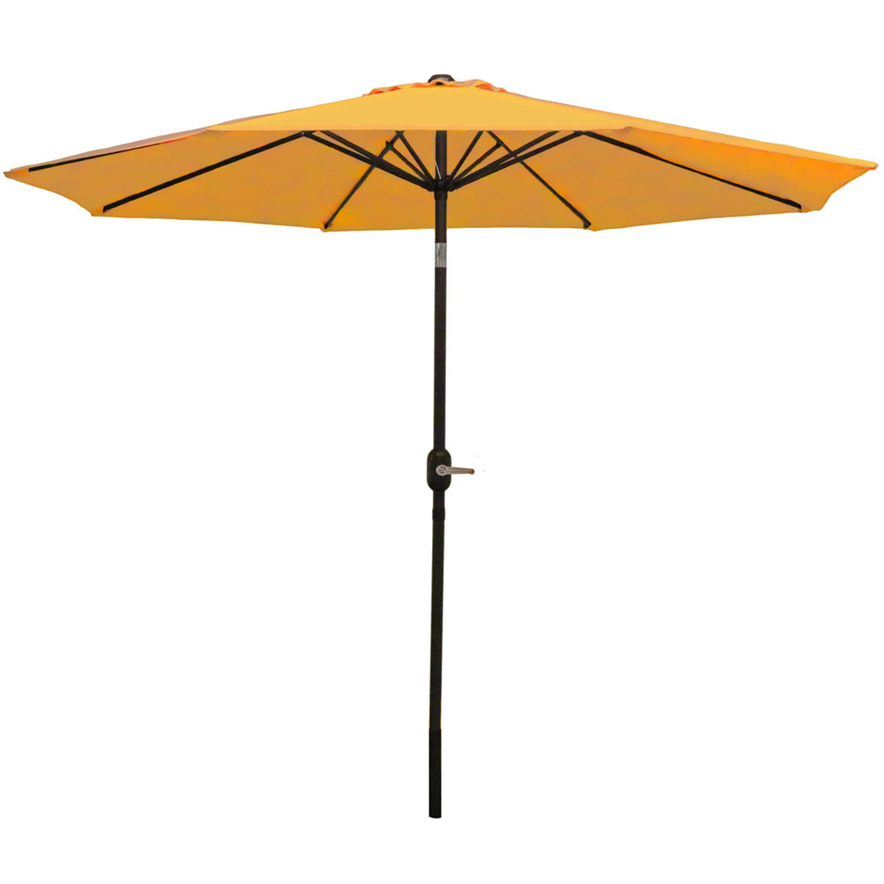 Sunnydaze 9 ft Aluminum Patio Umbrella with Tilt and Crank