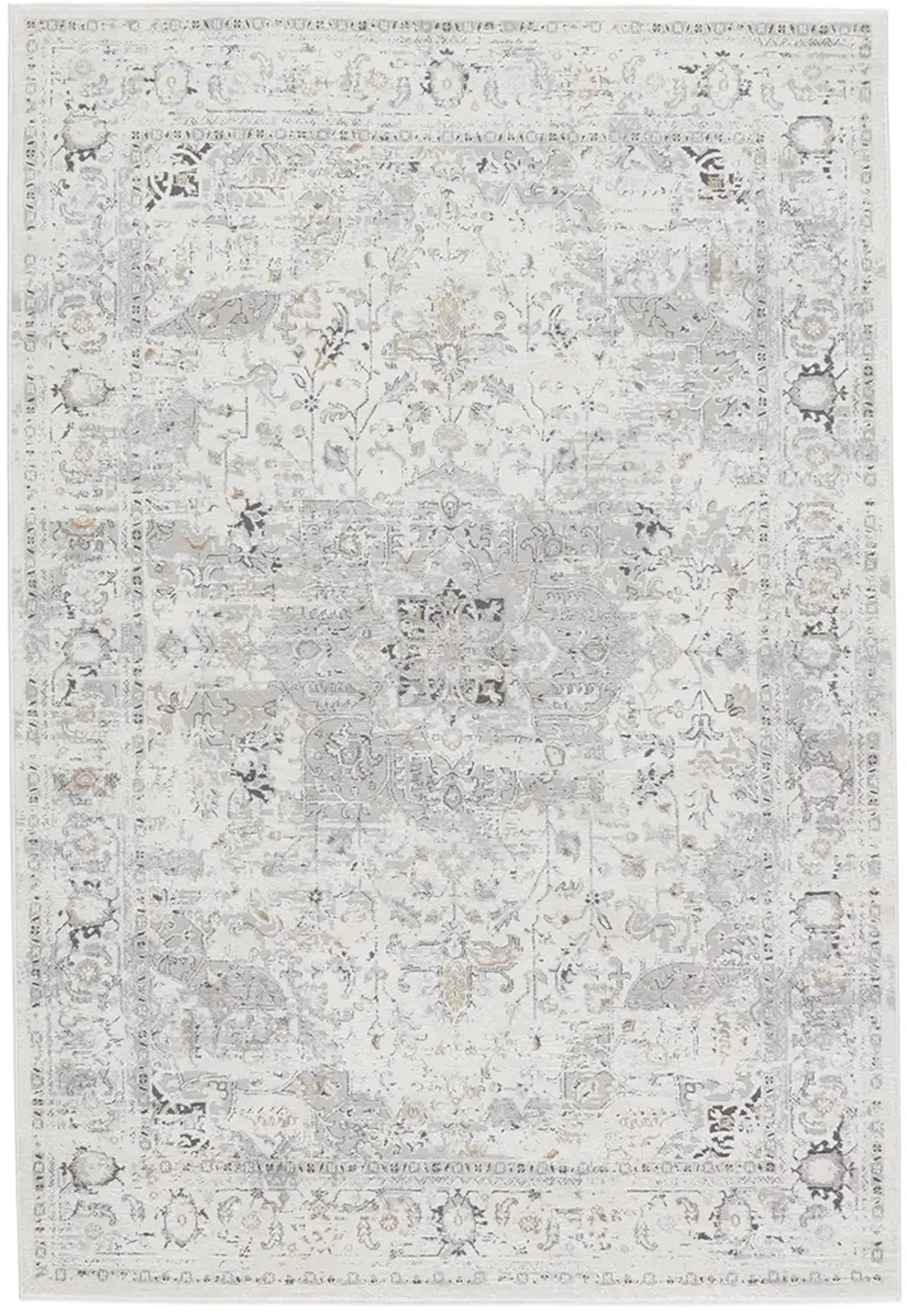 Solace Ellington White 3' x 8' Runner Rug