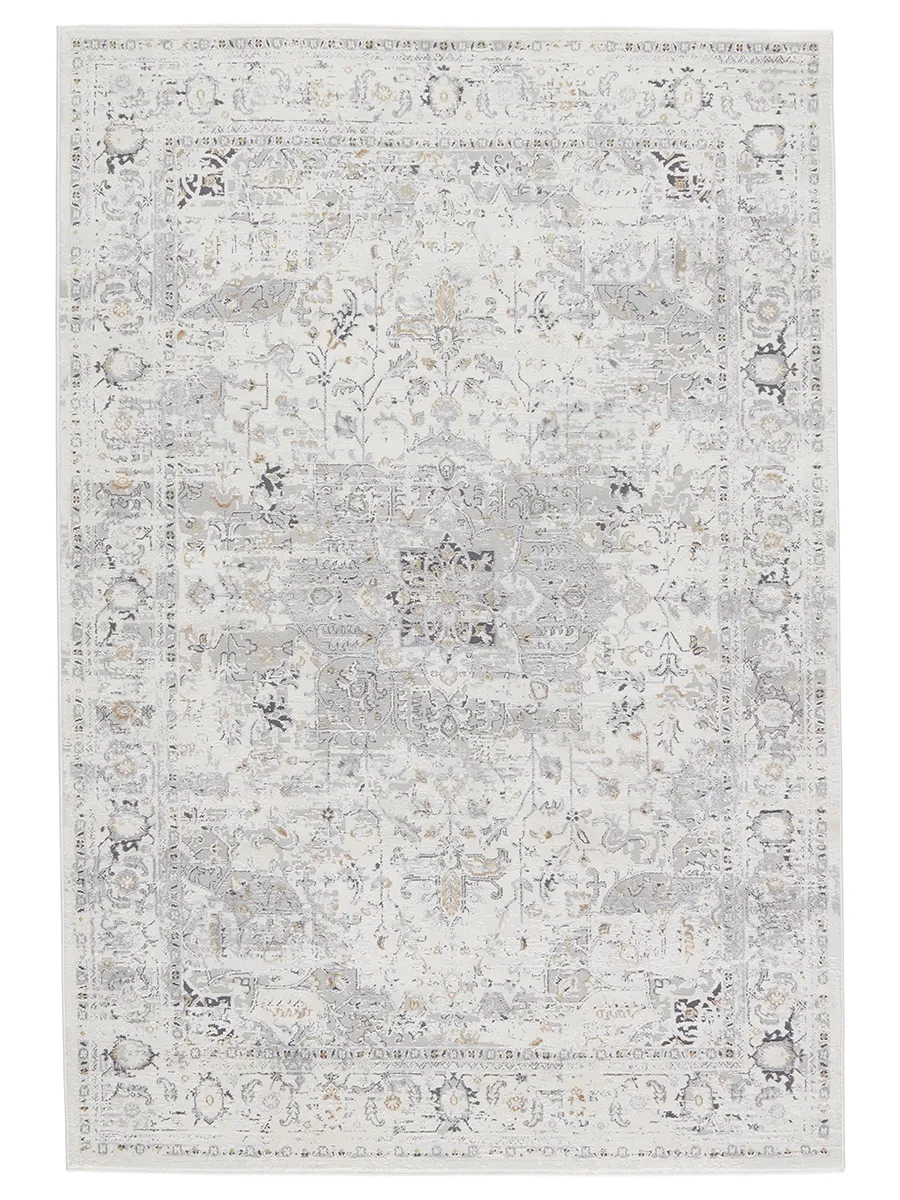 Solace Ellington White 3' x 8' Runner Rug