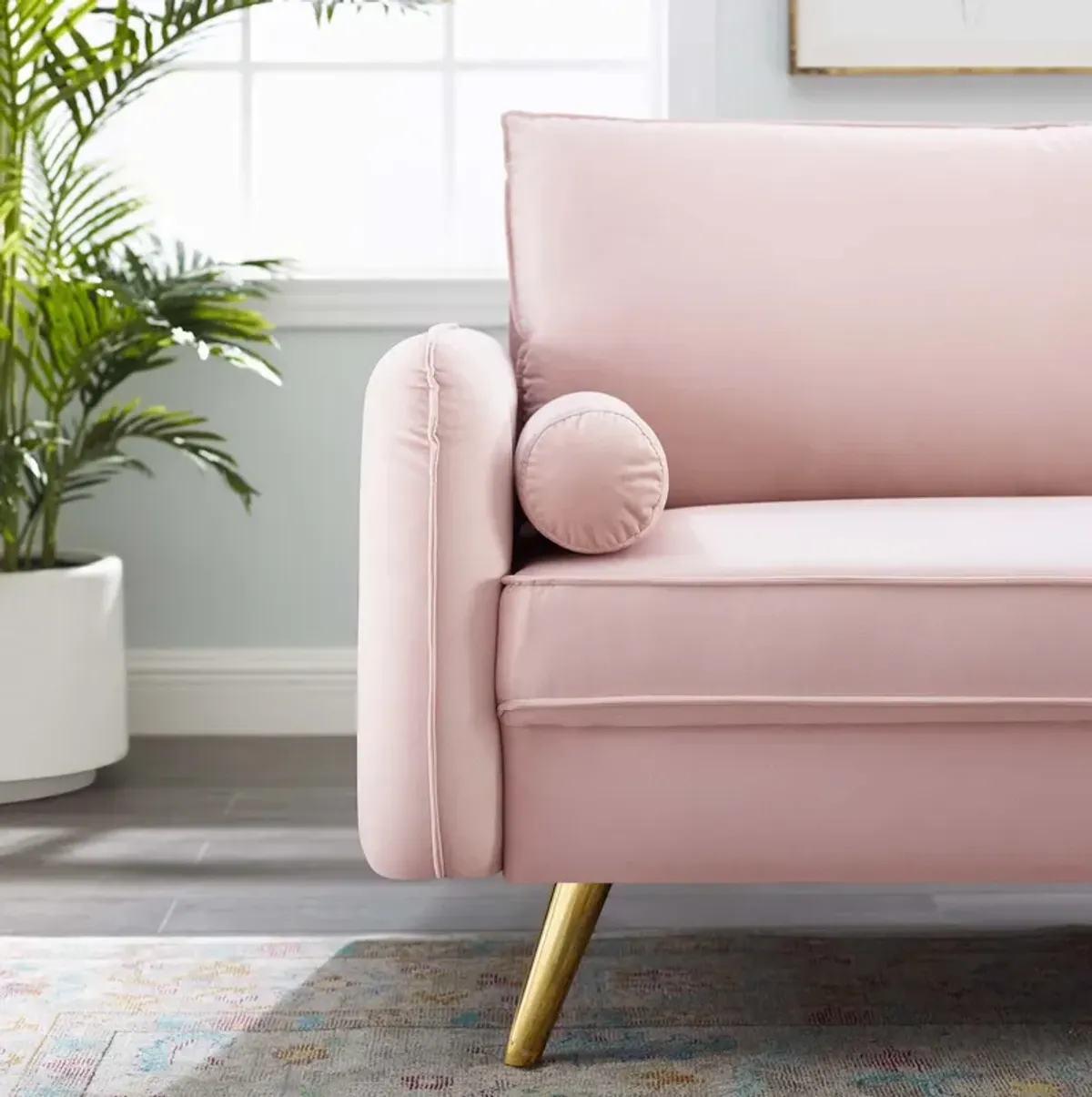 Revive Performance Velvet Sofa