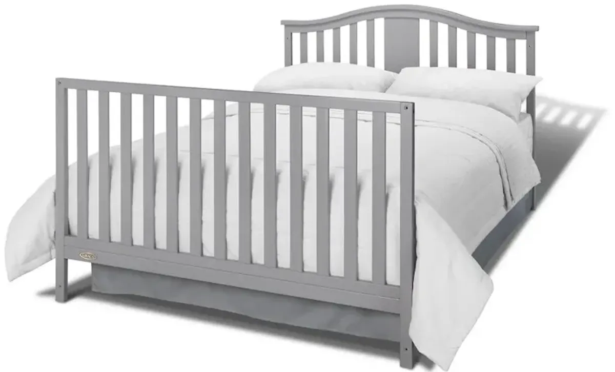 Graco Solano 4-in-1 Convertible Crib with Drawer - Pebble Gray