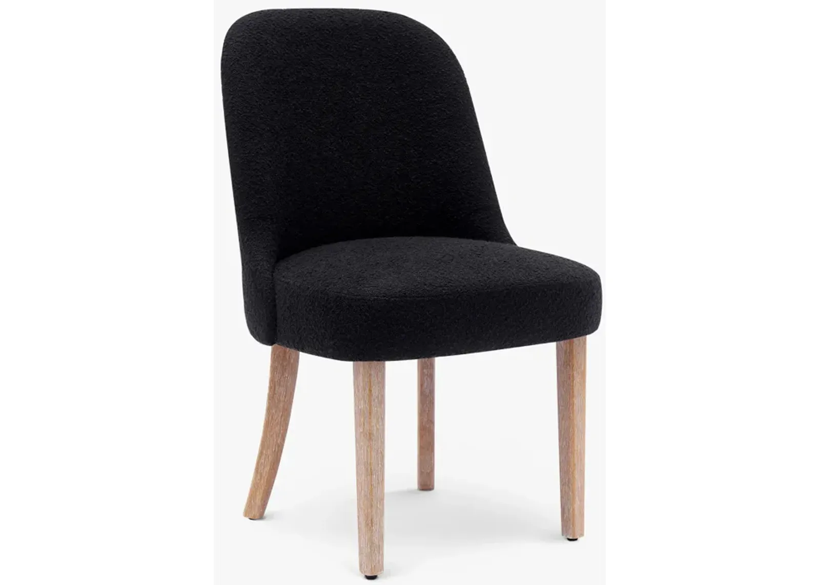 WestinTrends Genevieve Mid-Century Modern Upholstered Boucle Dining Chair