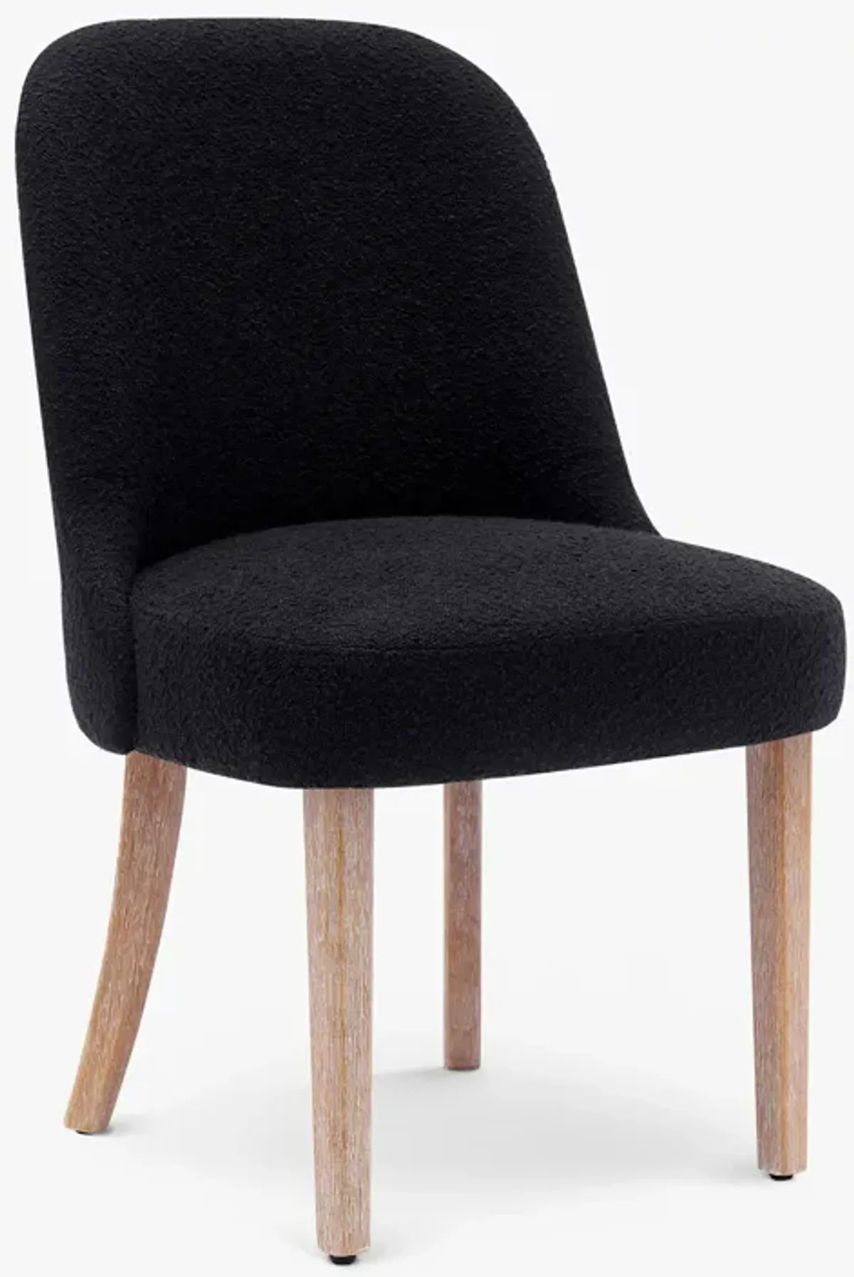 WestinTrends Genevieve Mid-Century Modern Upholstered Boucle Dining Chair