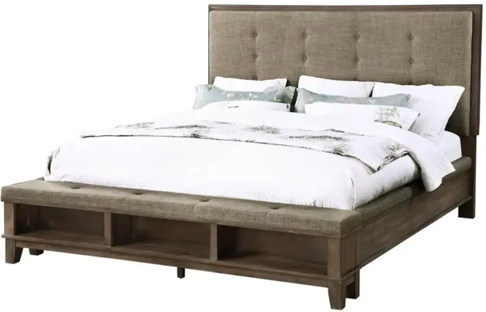 New Classic Furniture Furniture Cagney Traditional Queen Wood Bed in Brown