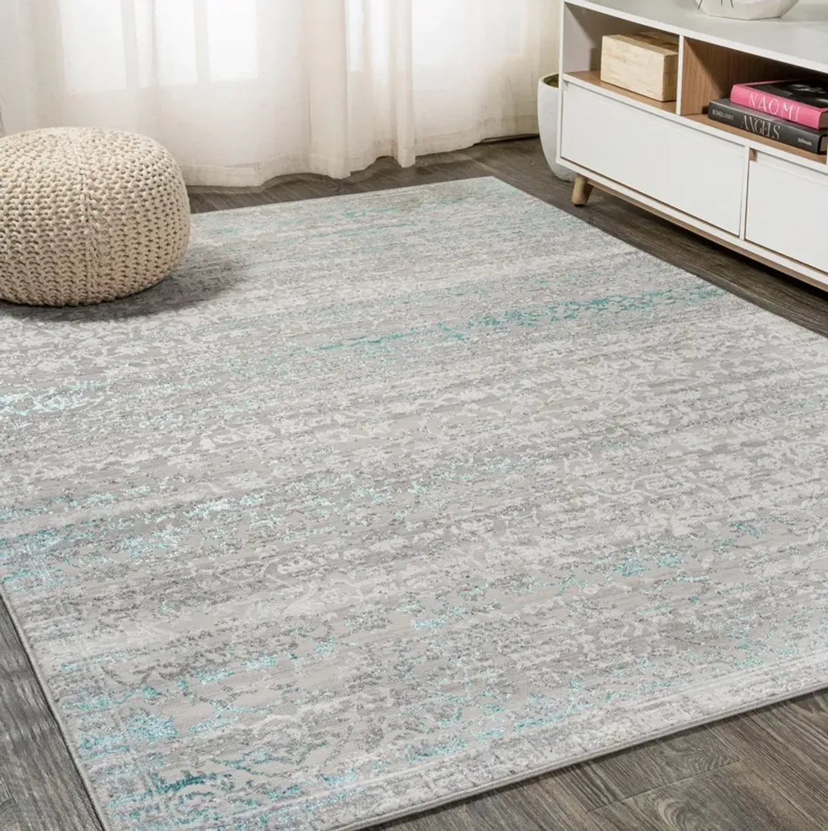 Tidal Modern Strie' Area Rug