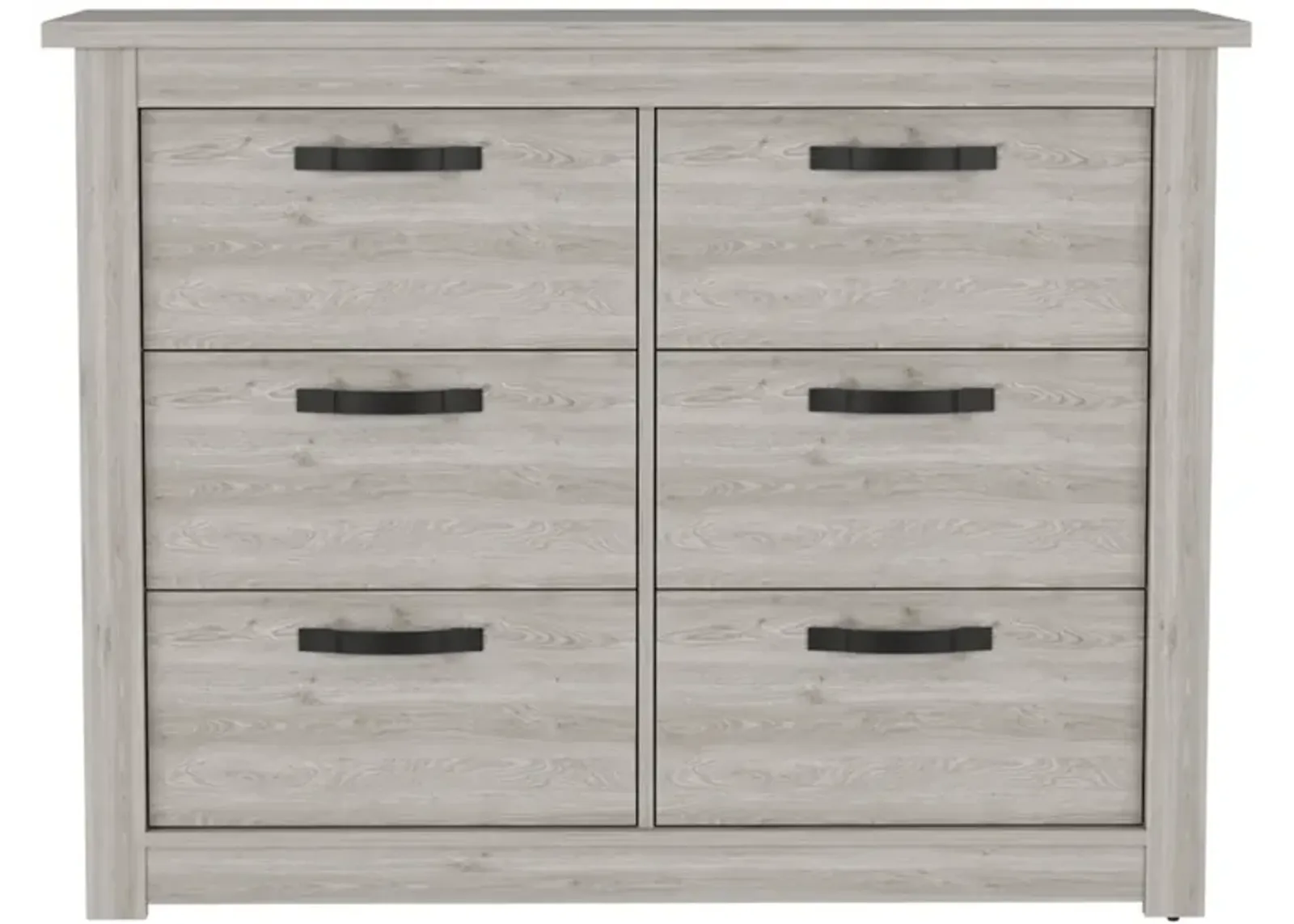 Bellingham 6-Drawer Dresser Light Gray