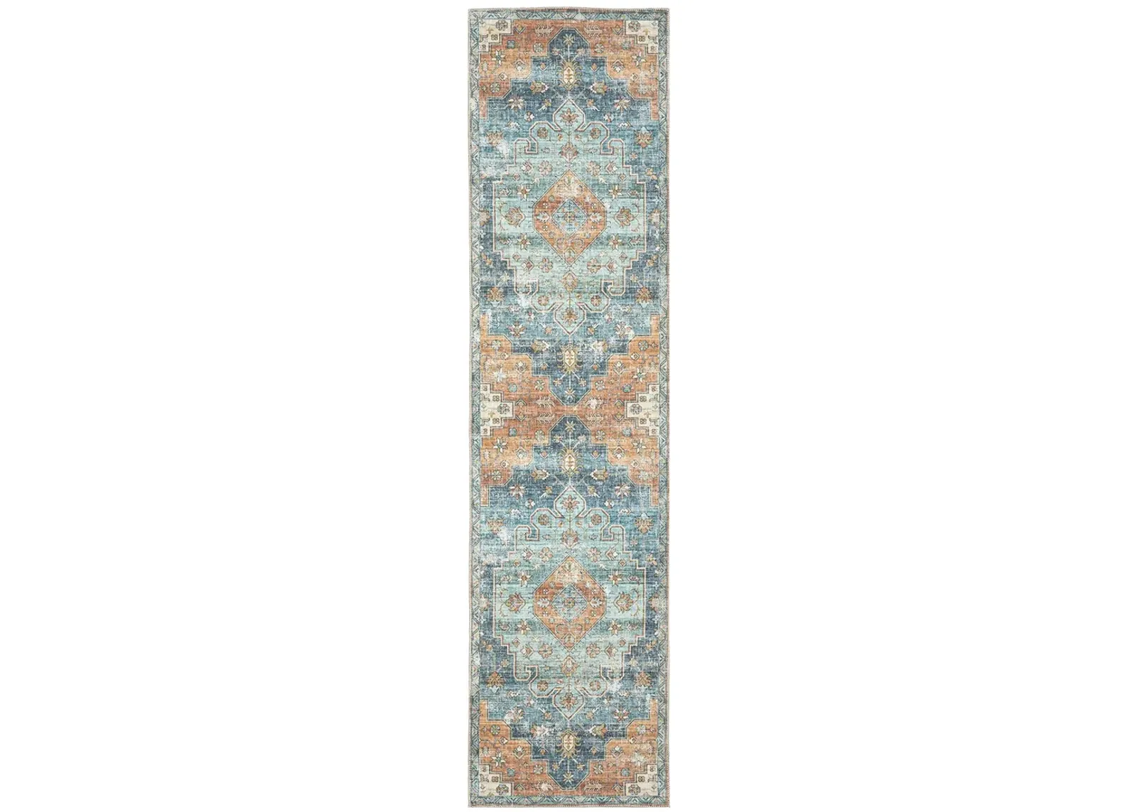 Myers Park 2' x 8' Rust Rug