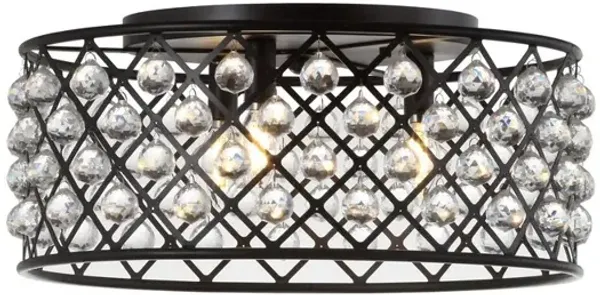 Gabrielle Metal/Crystal LED Flush Mount Ceiling Light