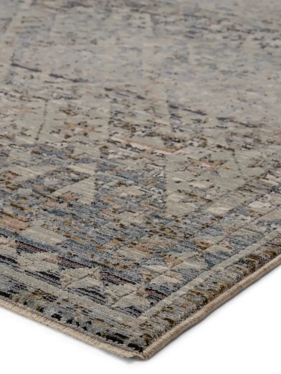 Valentia Cashel Gray 2'5" x 10' Runner Rug