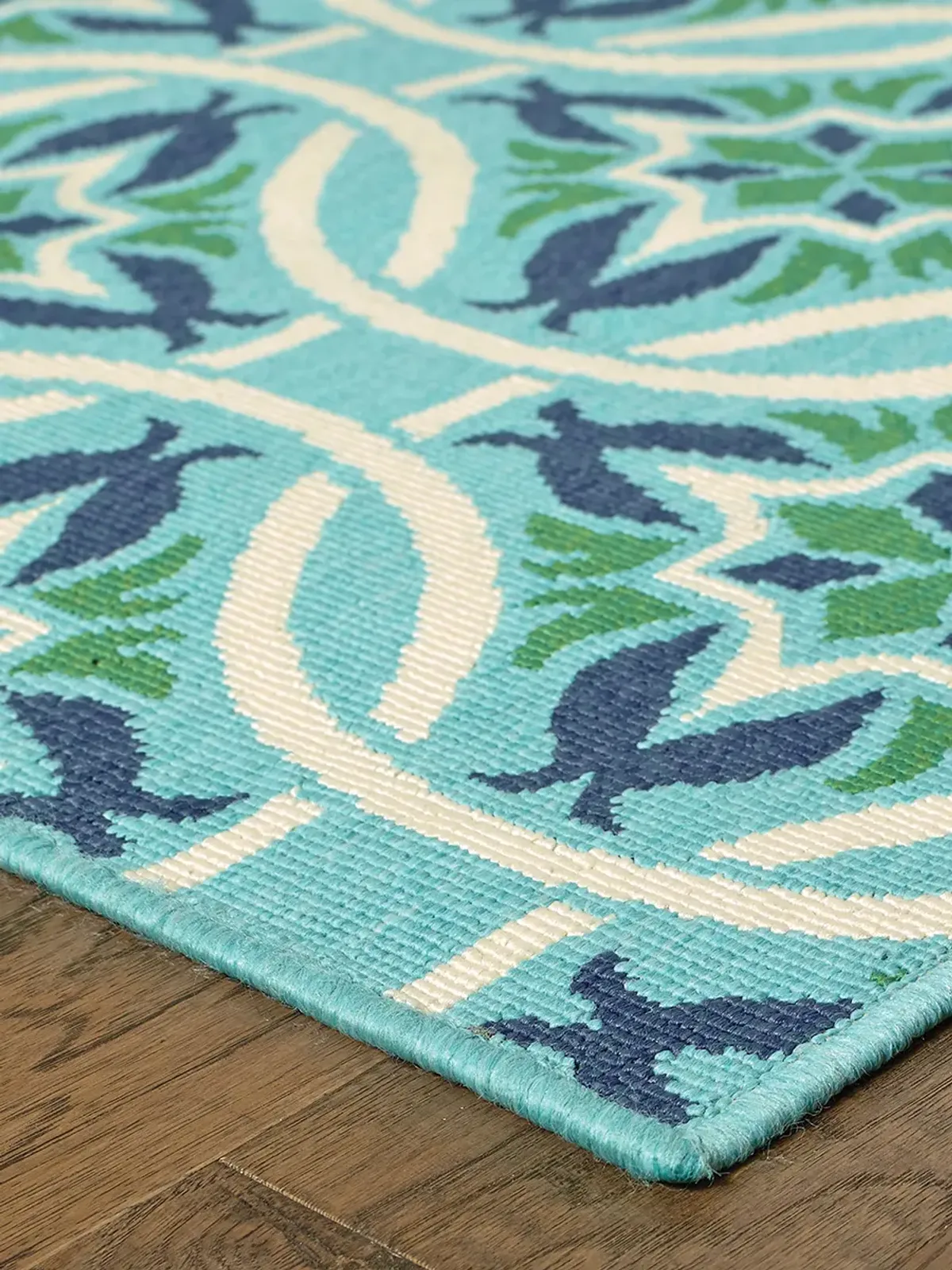 Meridian 7'10" Blue Rug