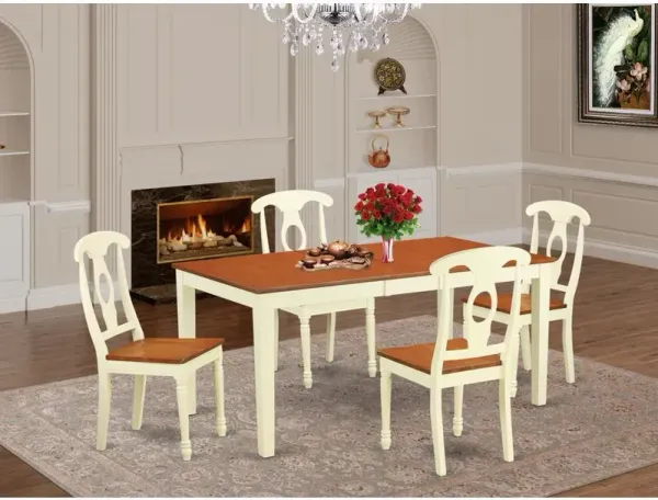 5 Pc Table and Chairs set for 4-Table and 4 Dining Chairs