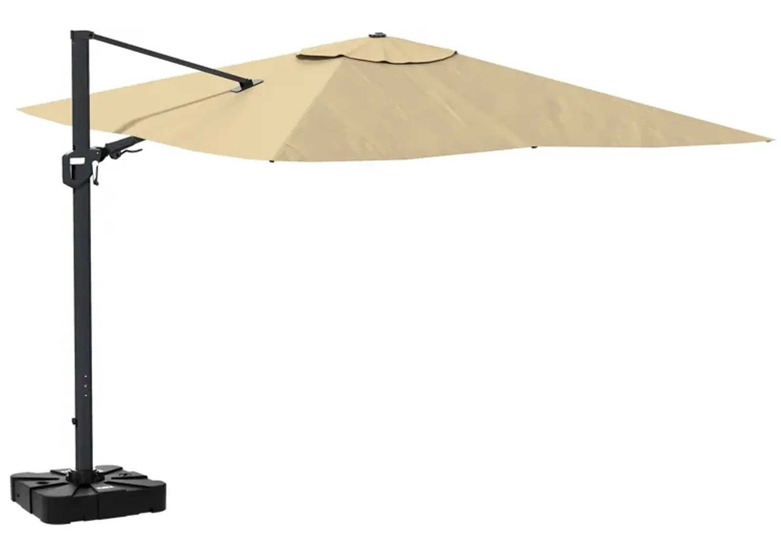 11FT Square Cantilever Patio Umbrella (with Base)