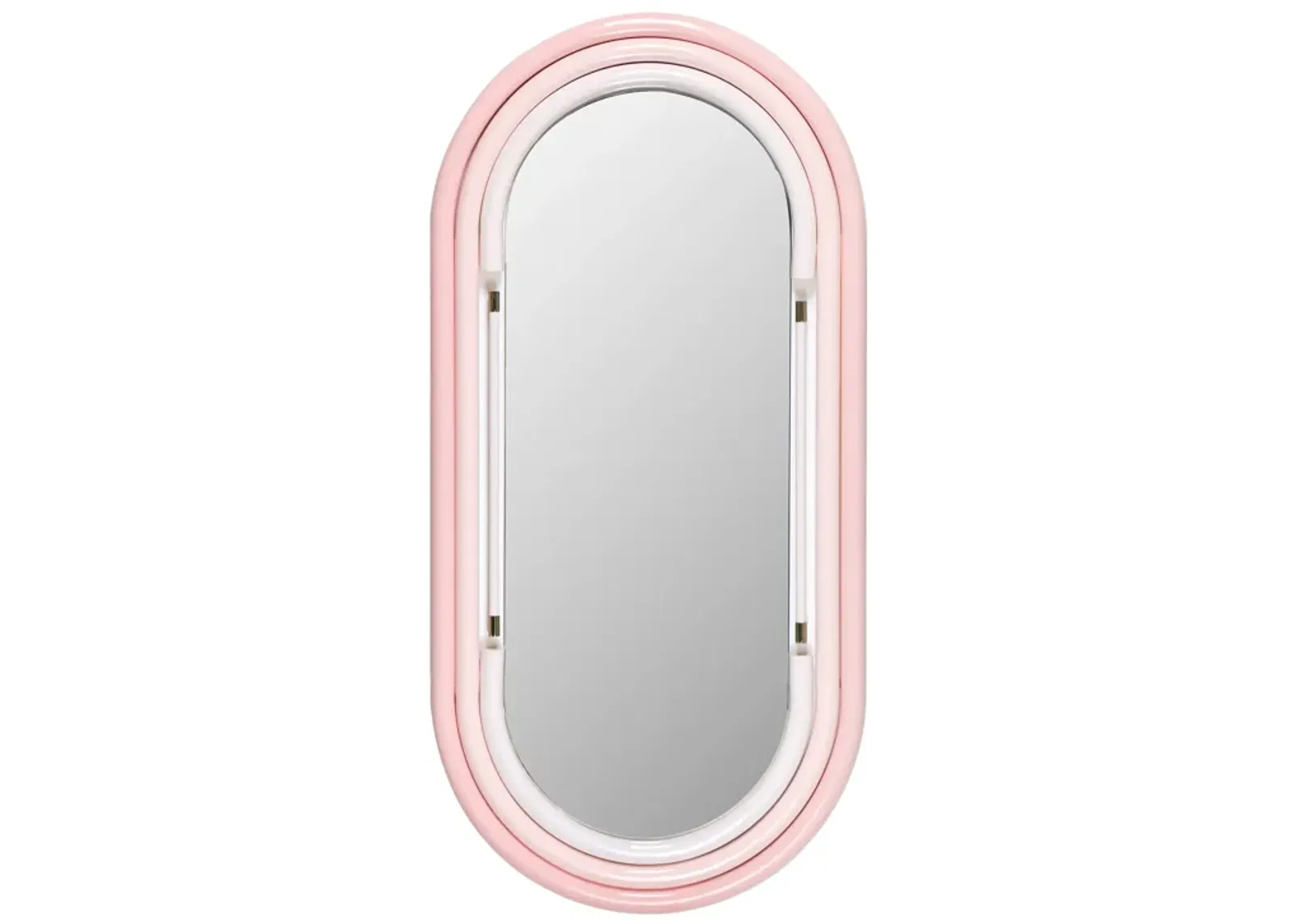 Neon Large Wall Mirror in Pink