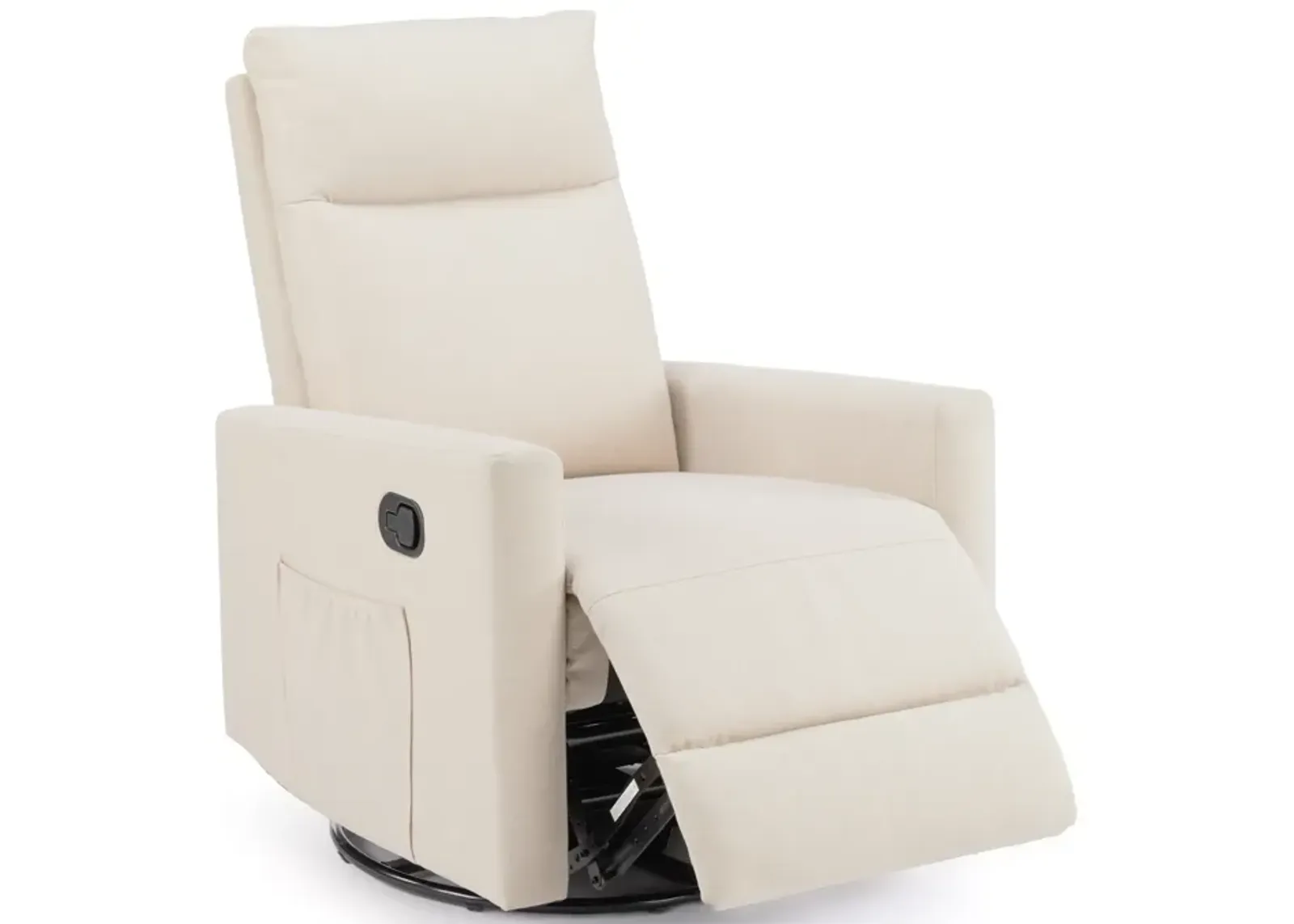 Manual Recliner Chair Winback Single Sofa, Beige