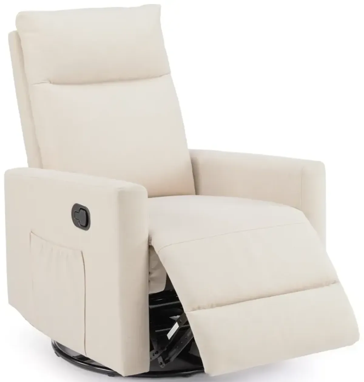 Manual Recliner Chair Winback Single Sofa, Beige