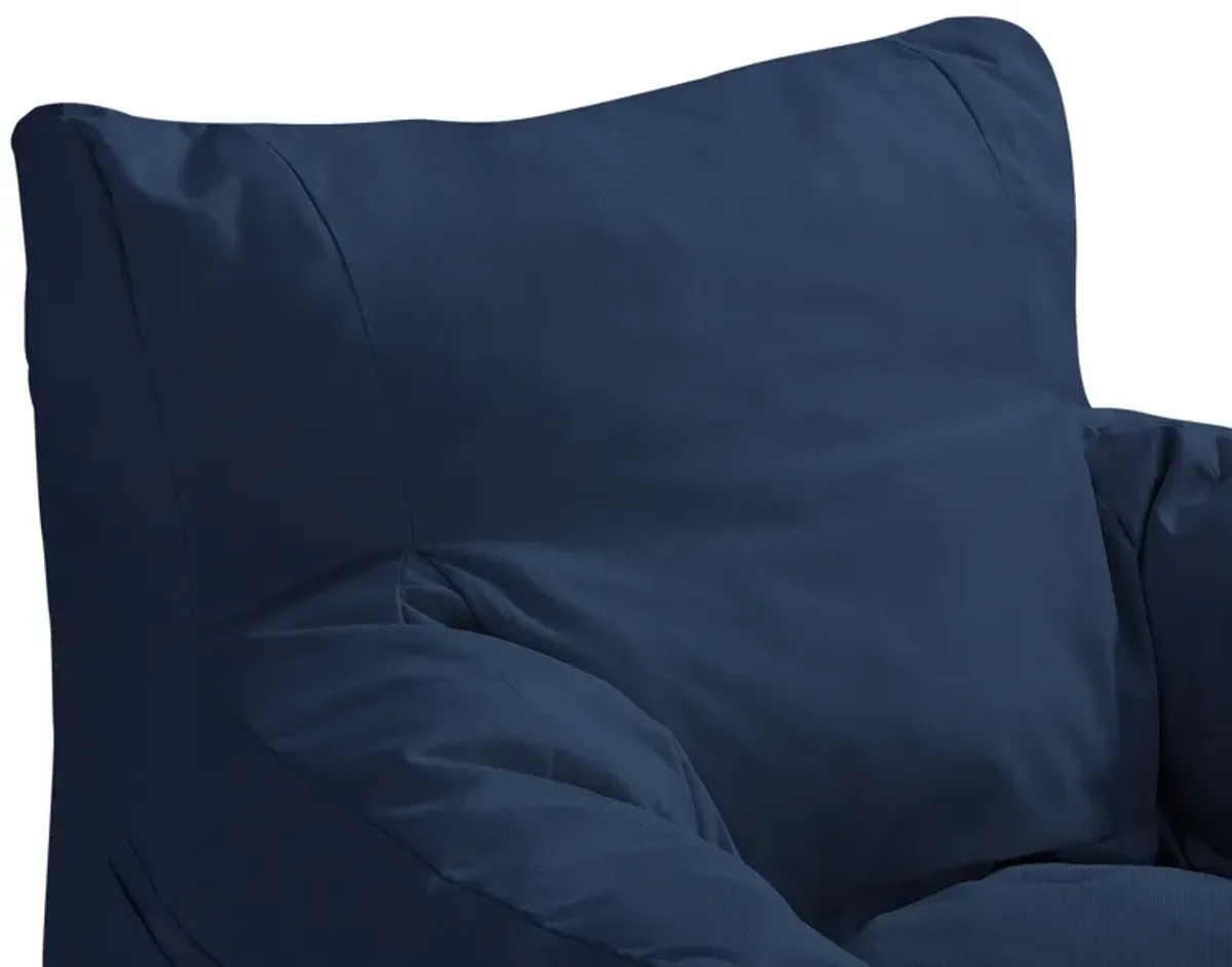 Loungie Comfy Nylon Bean Bag Chair