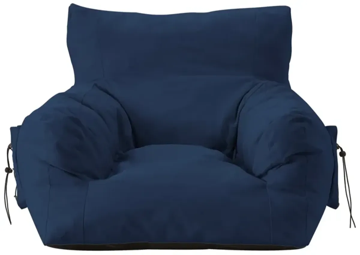 Loungie Comfy Nylon Bean Bag Chair