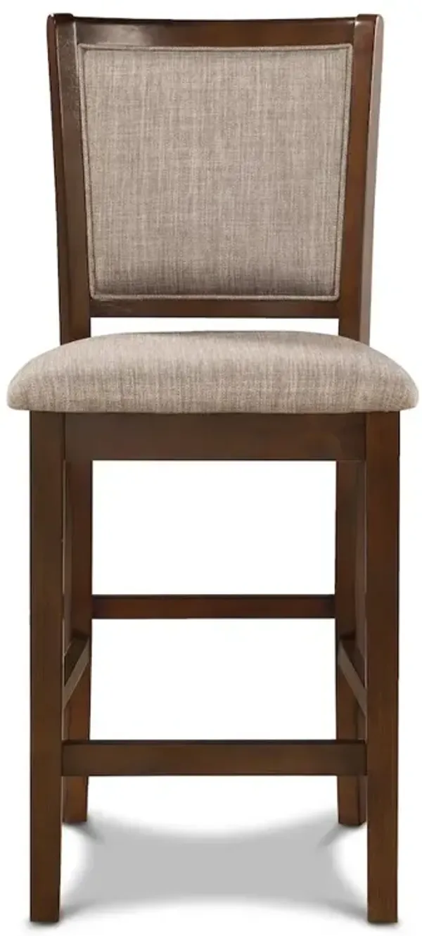 New Classic Furniture Amy Counter Chair (2/Ctn)-Cherry