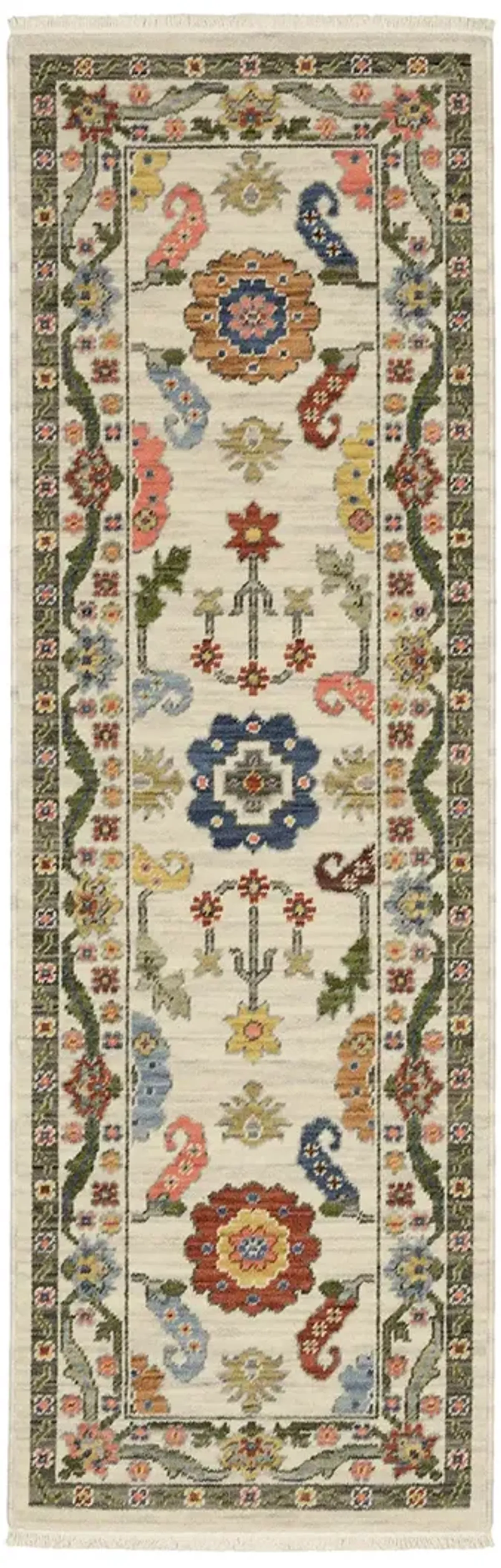 Lucca 2' x 6' Ivory Rug