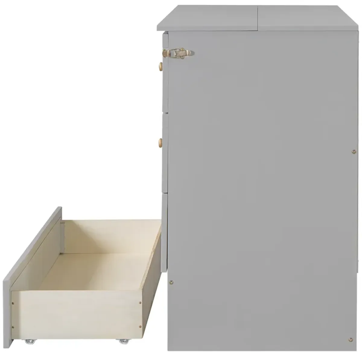 Merax Murphy Bed with Large Drawers
