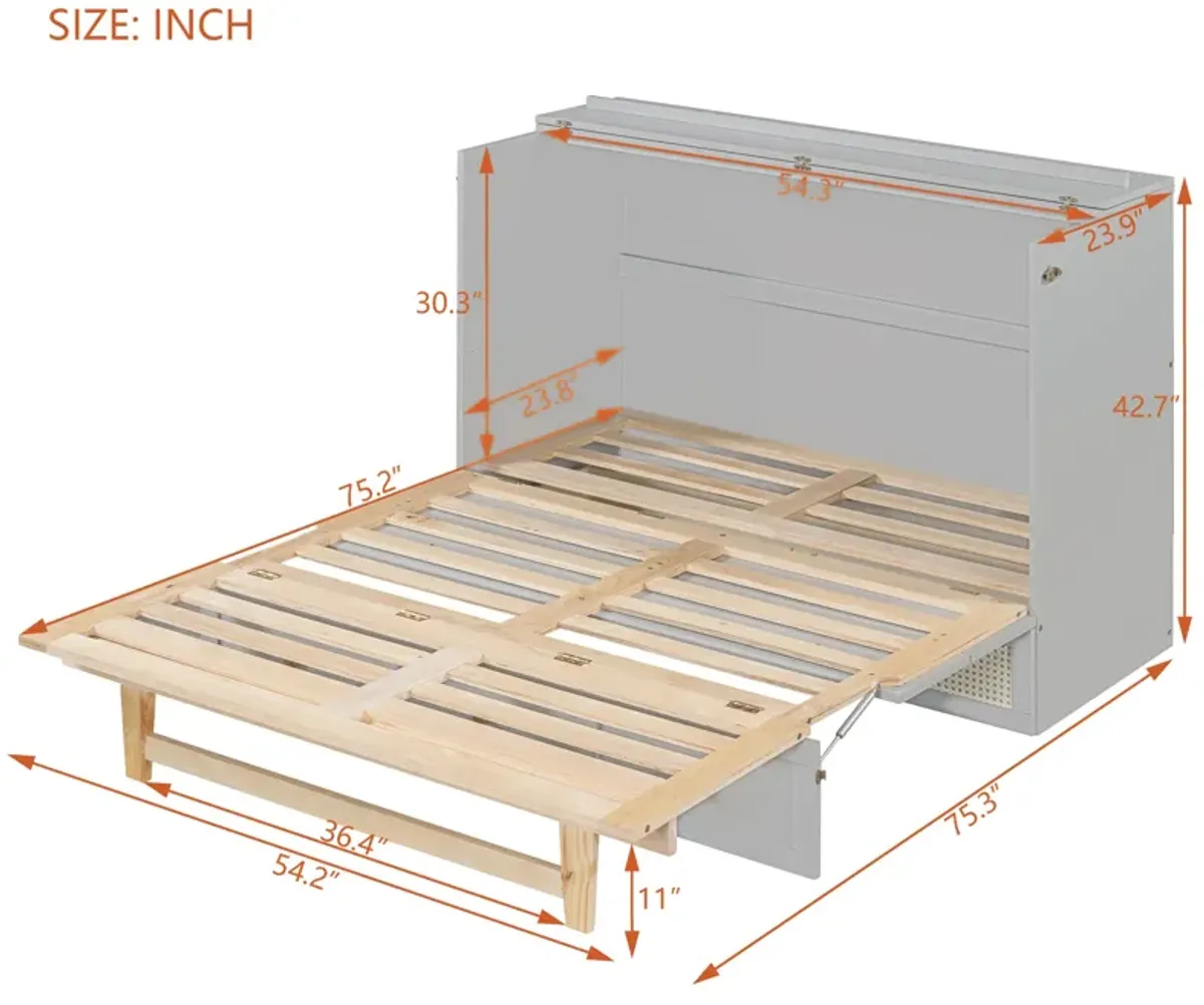 Merax Murphy Bed with Large Drawers