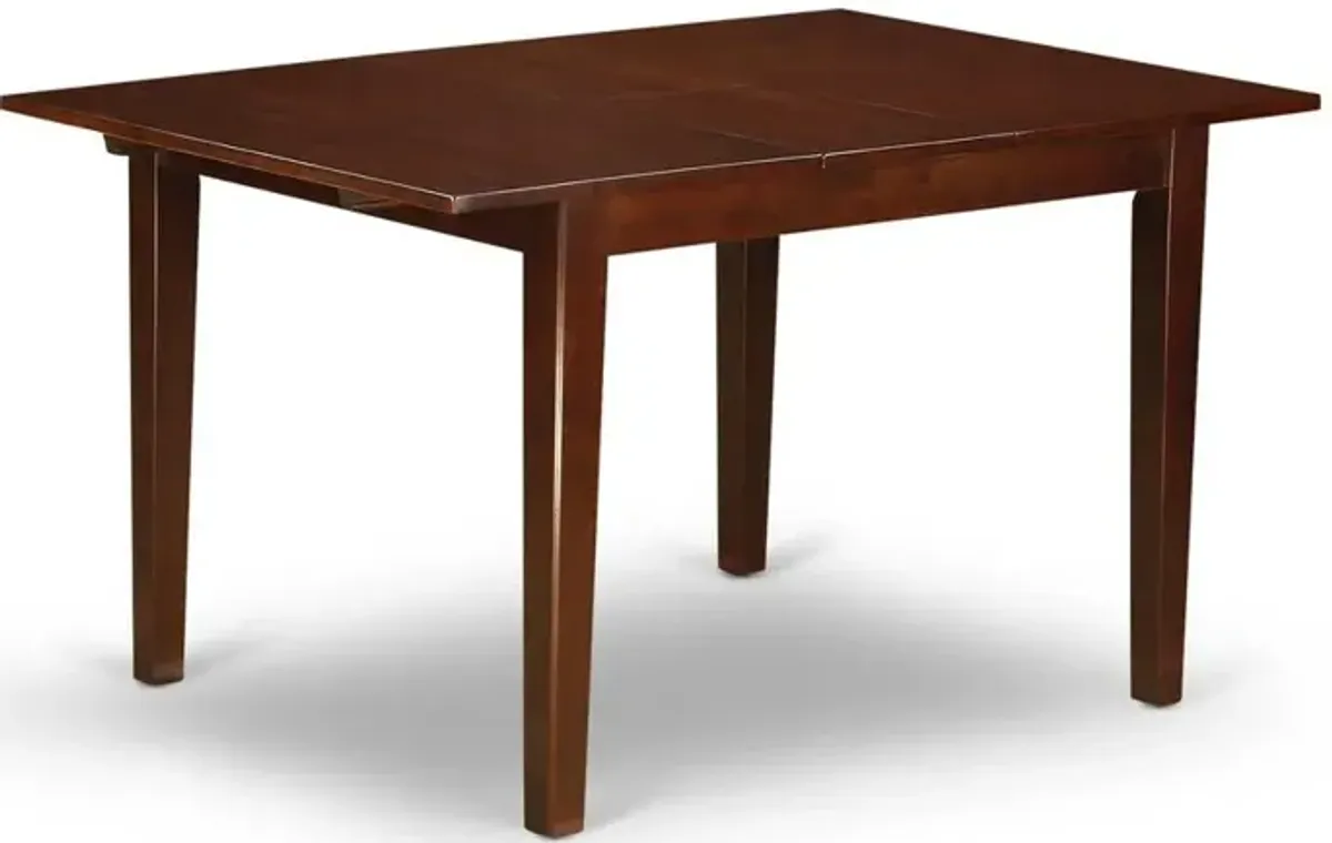 Milan  rectangular  Table  with  12"  butterfly  leaf