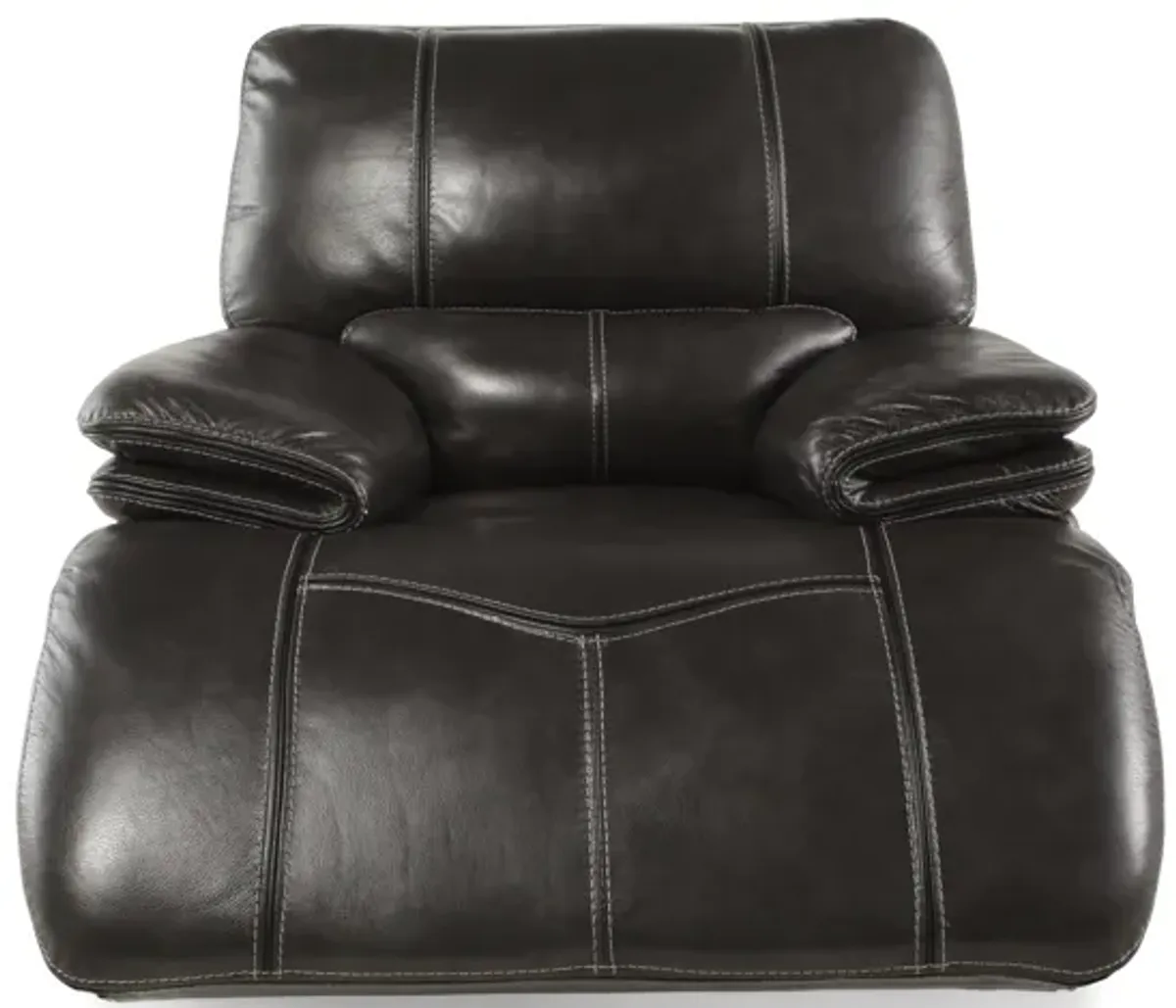 Pewter Power Glider Recliner