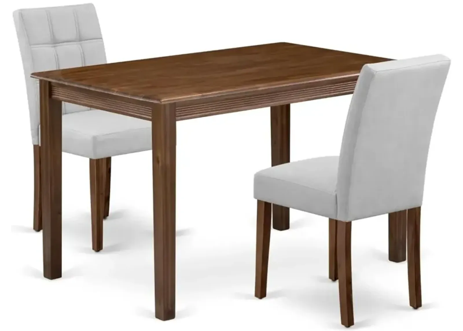 3 Piece Kitchen Table Set contain A Wooden Dining Table