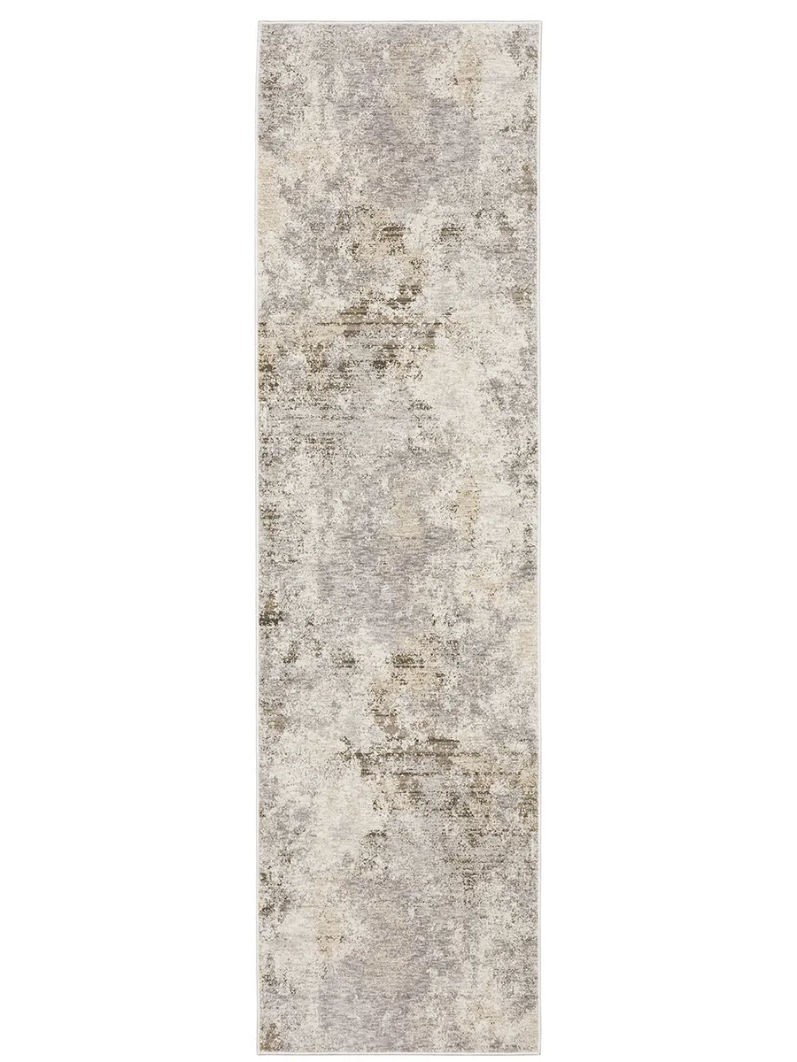 Nebulous 2'3" x 7'6" Ivory Rug