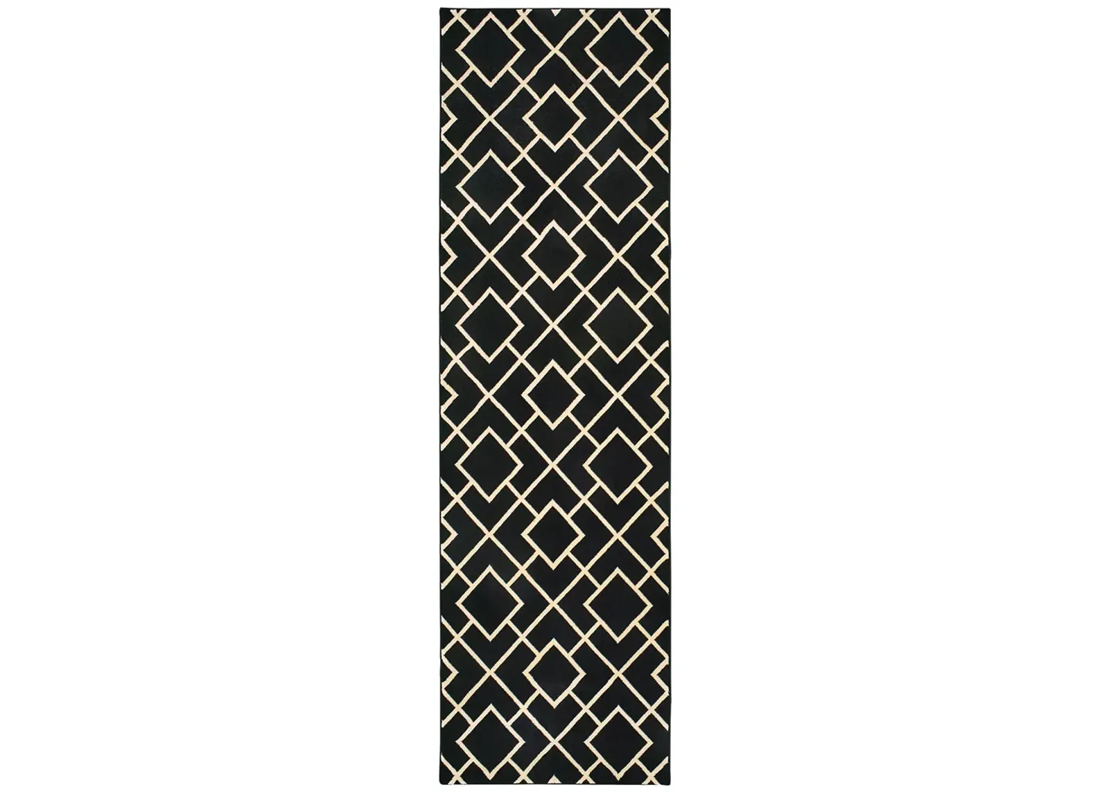 Luna 2'3" x 7'6" Black Rug