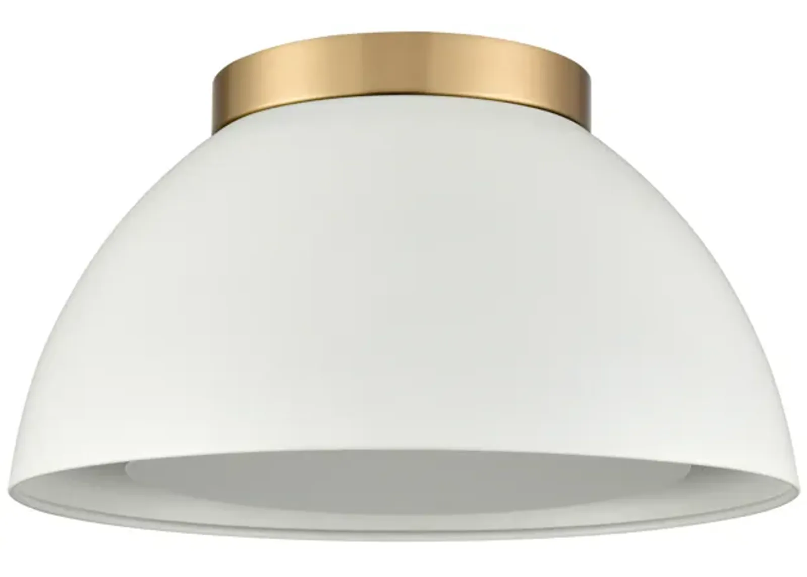 Pelham 10'' Wide 2-Light Gold Flush Mount