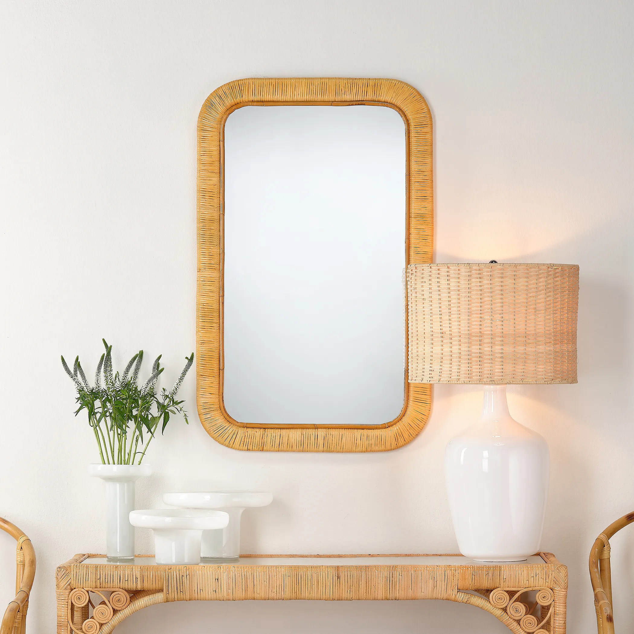 Kai Rattan Mirror