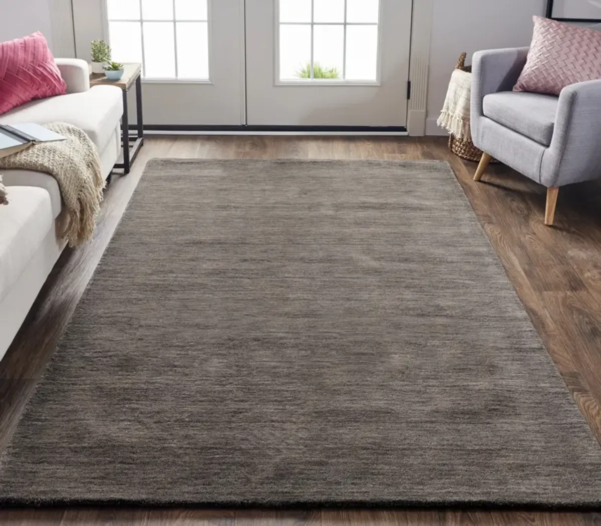 Luna 8049F Brown/Taupe 3'6" x 5'6" Rug