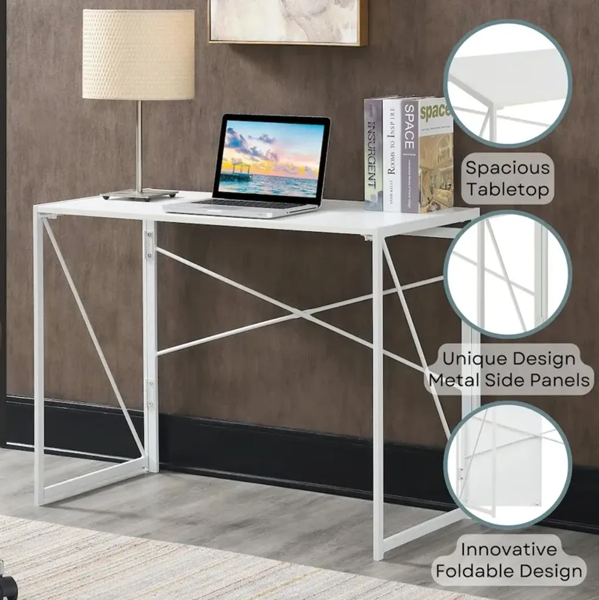 Convenience Concepts Xtra Folding Desk