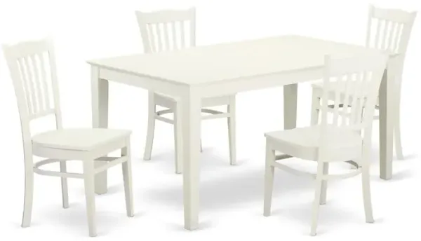 Dining Room Set Linen White