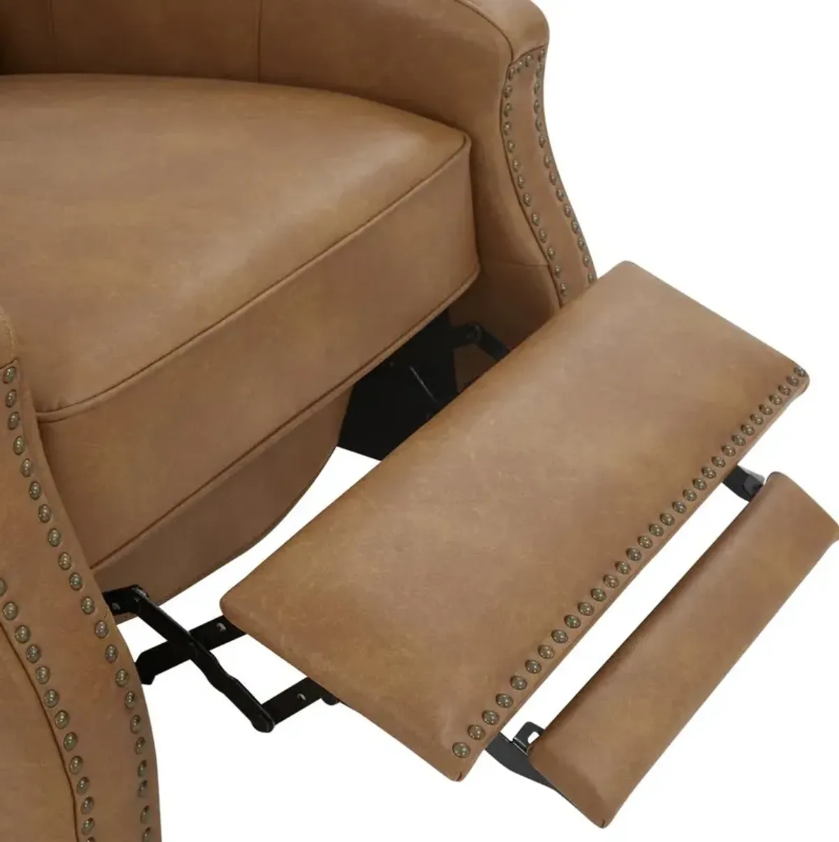 Comfort Pointe James Saddle Faux Leather Push Back Recliner