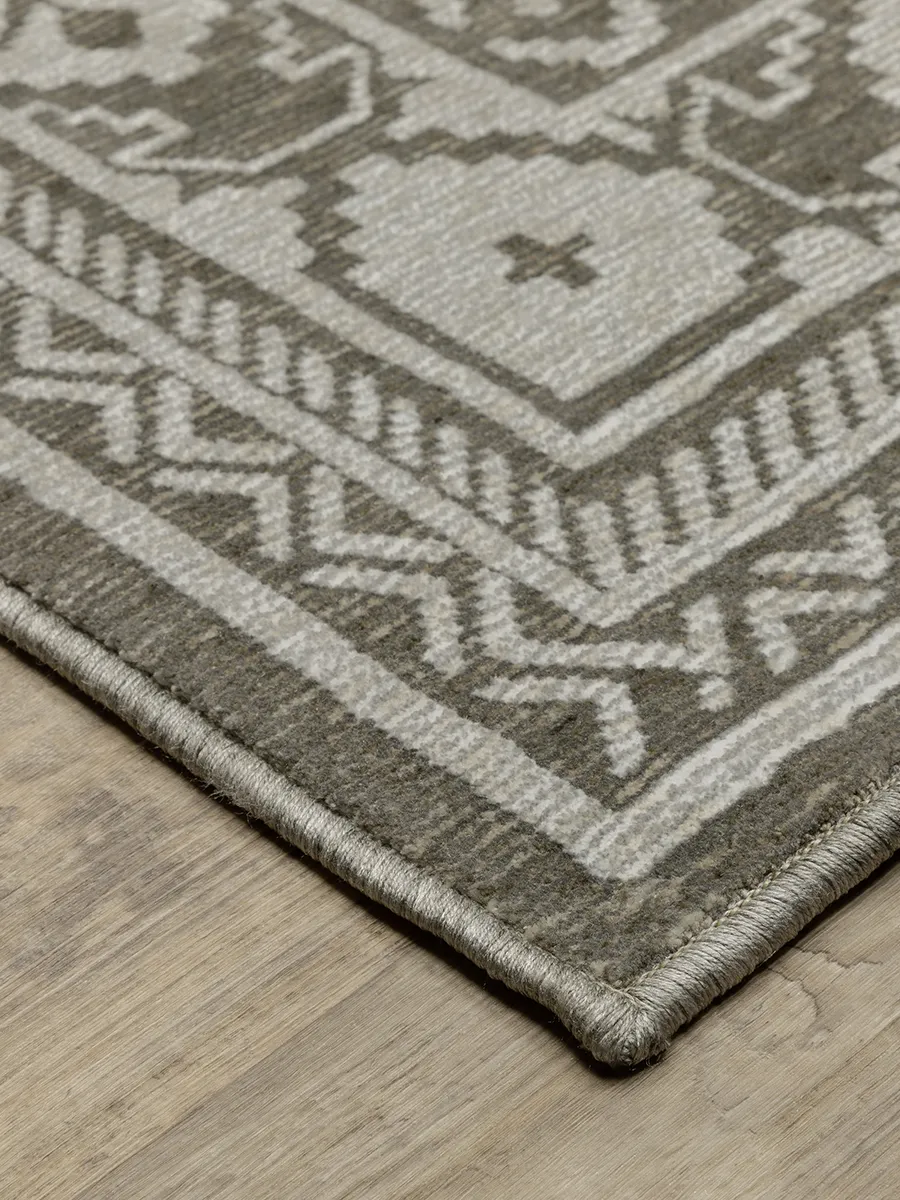 Intrigue 3'10" x 5'5" Grey Rug