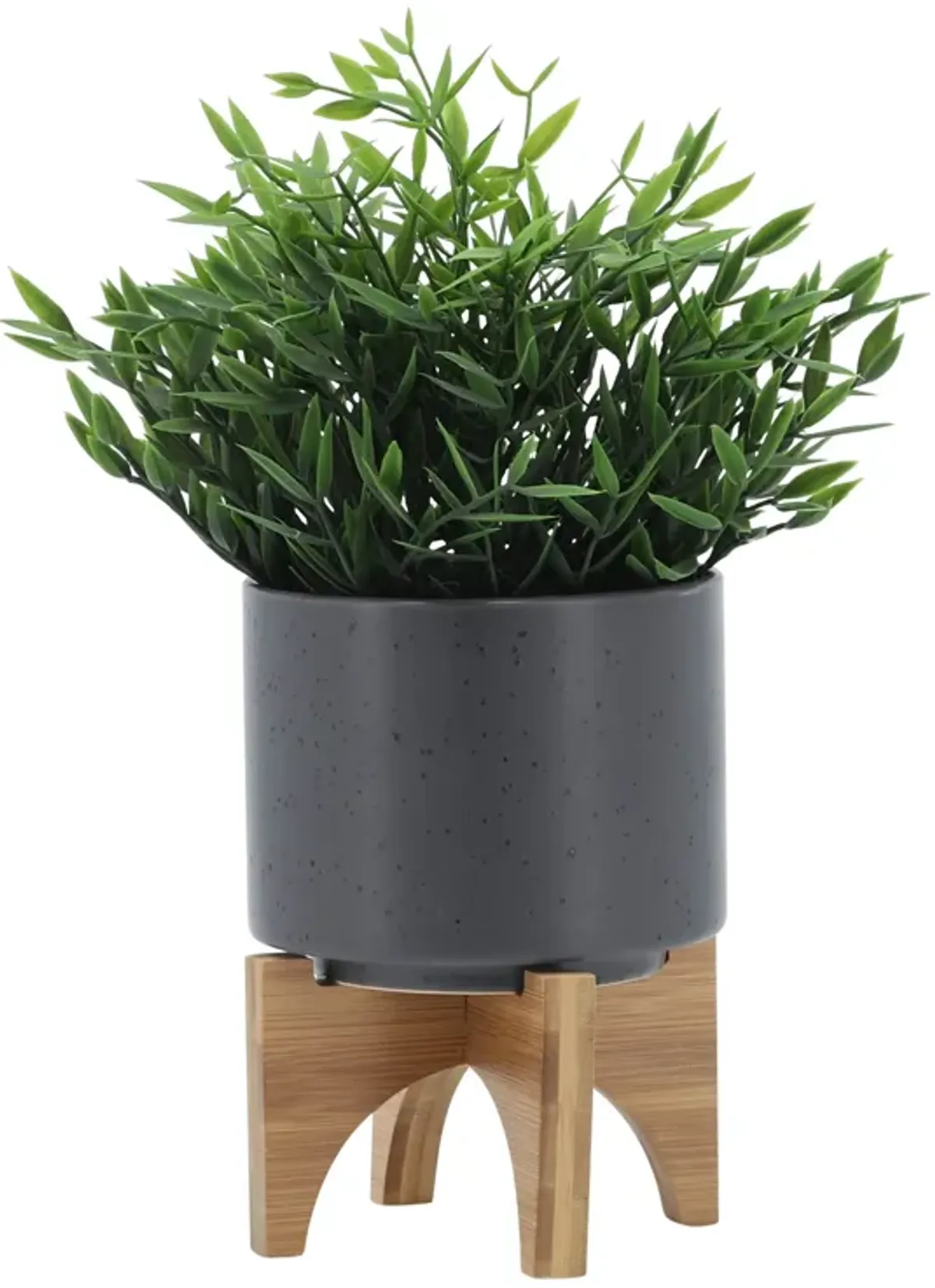 5" Planter W/ Wood Stand