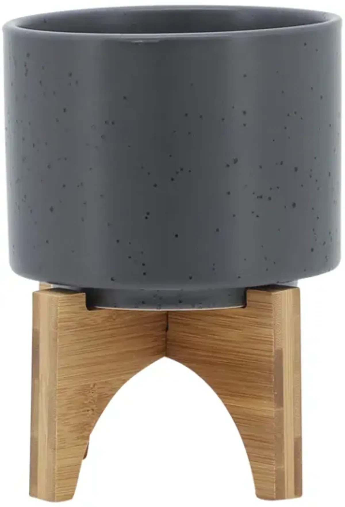 5" Planter W/ Wood Stand