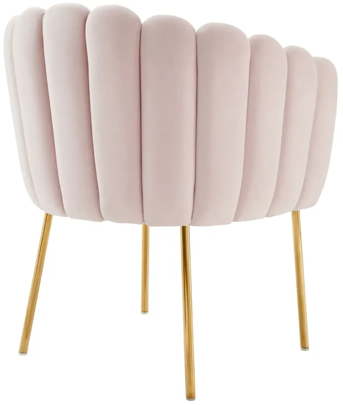 Sanna Channel Tufted Performance Velvet Armchair