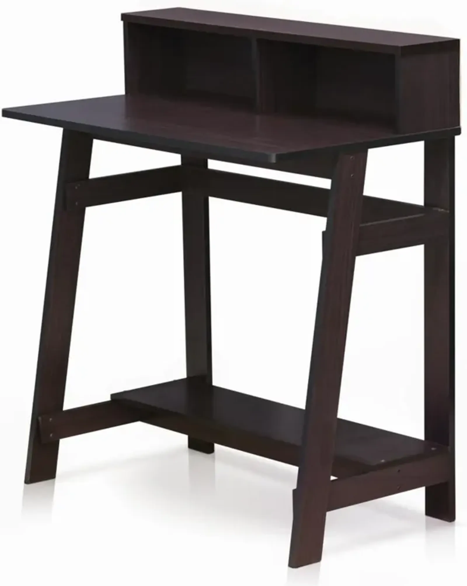 Furinno Furinno 14054DWN Simplistic A Frame Computer Desk, Dark Walnut