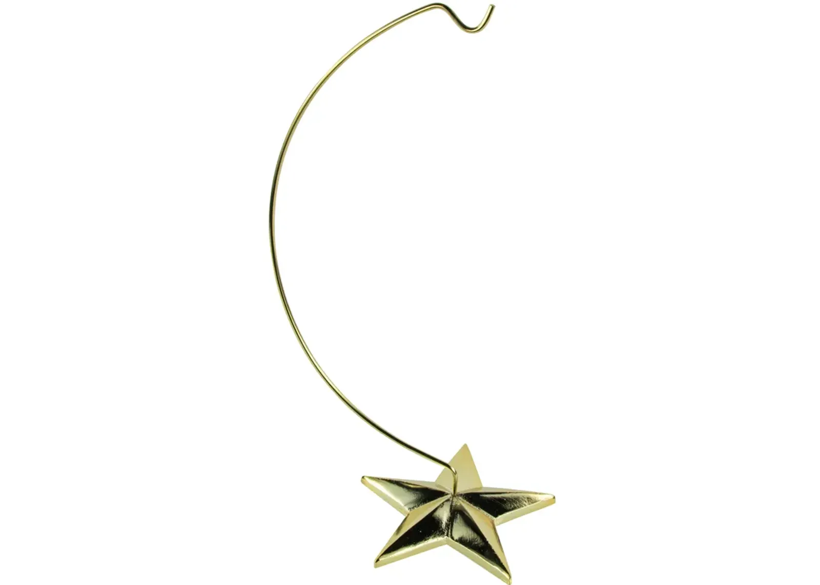 12.50" Gold Star Christmas Ornament Holder