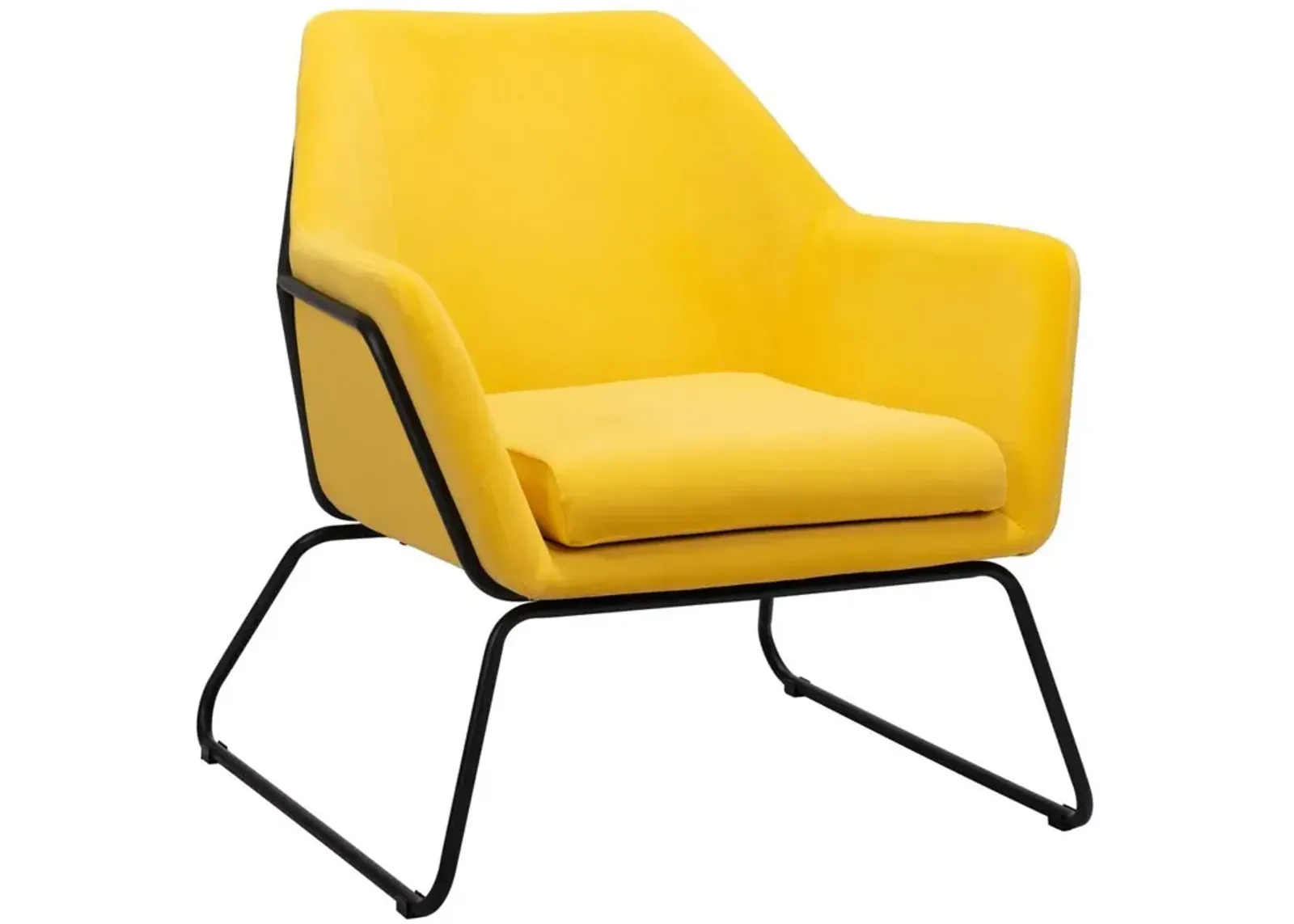 Belen Kox The Yellow Accented Jose Accent Chair, Belen Kox