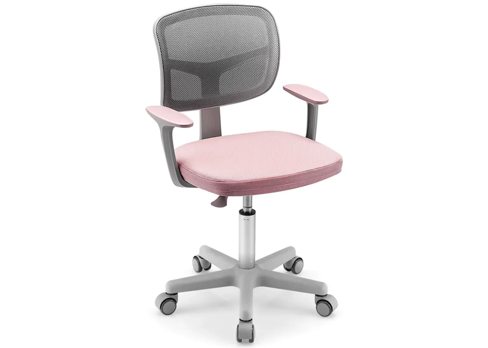 Adjustable Desk Chair with Auto Brake Casters for Kids