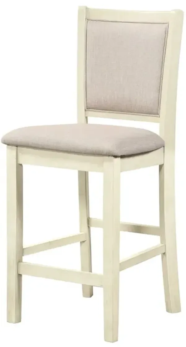 New Classic Furniture Amy Counter Chair (2/Ctn)-Bisque