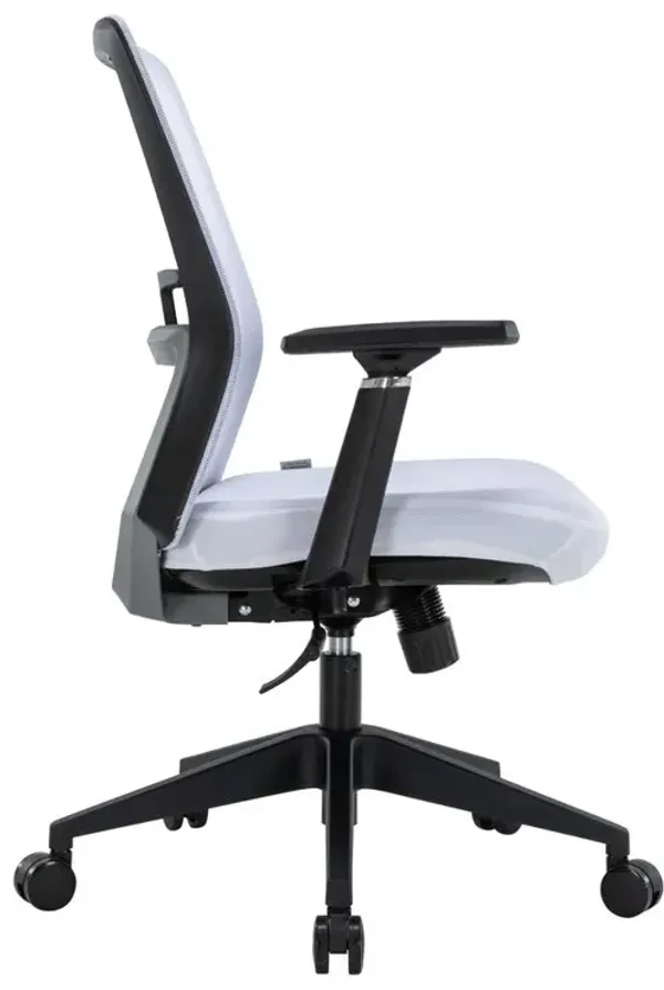 LeisureMod Ingram Office Chair with Seat Cover