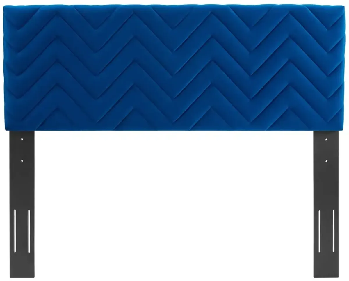 Modway - Mercy Chevron Tufted Performance Velvet Full/Queen Headboard