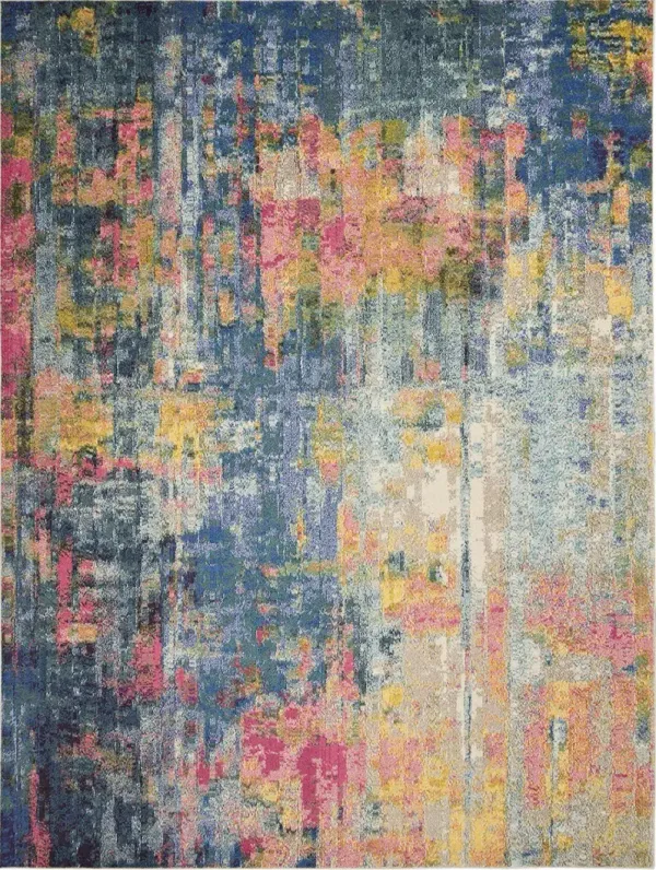 Celestial CES09 Blue/Yellow 9' x 12' Rug