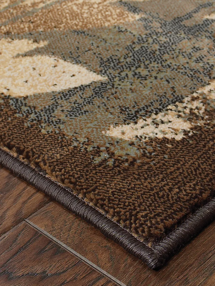 Hudson 7'8" Brown Rug